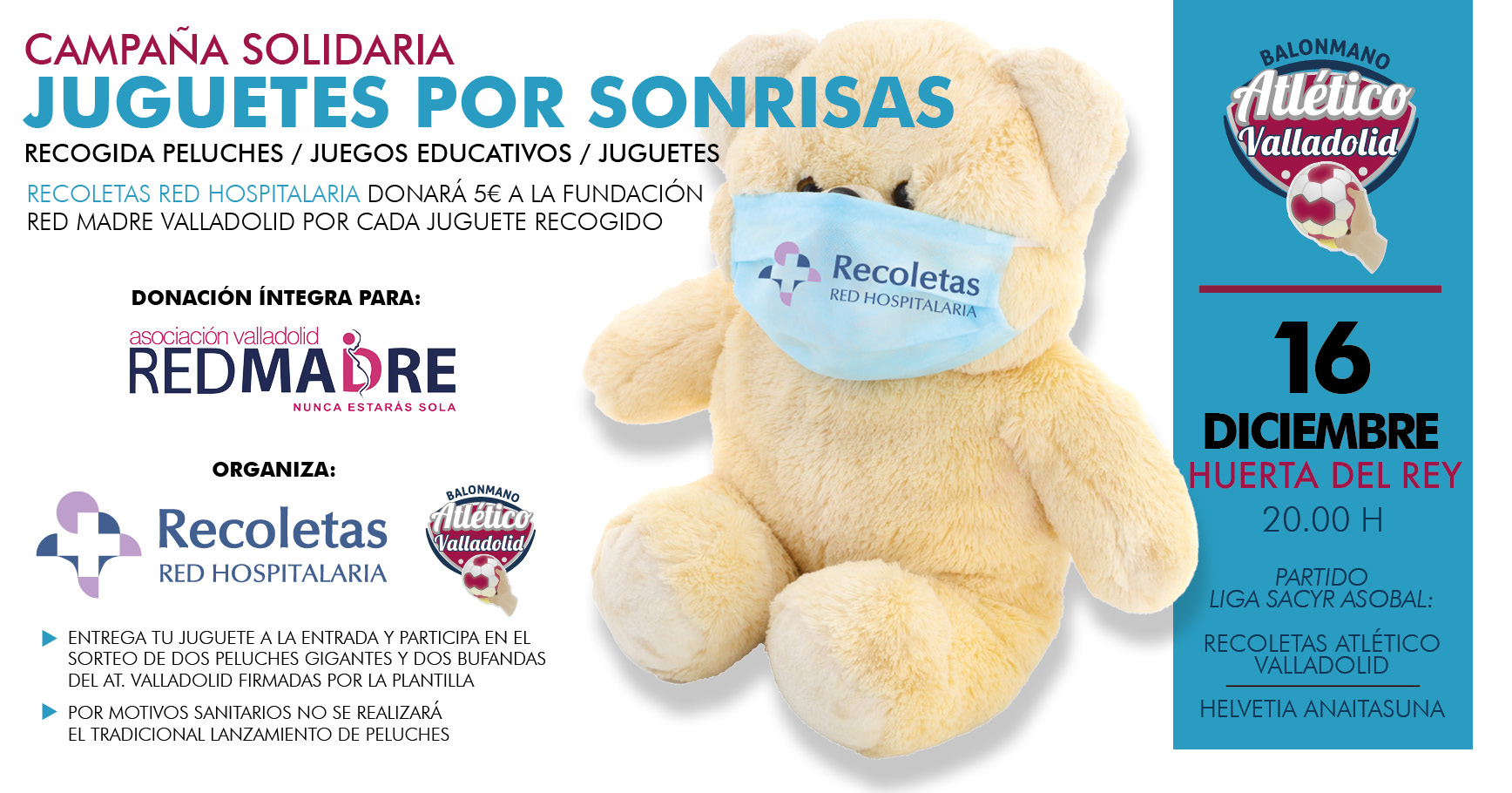 Recoletas patrocina la campaña "Juguetes por sonrisas" - Noticias Grupo  Recoletas